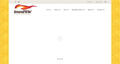 Desktop Screenshot of iowafrw.org
